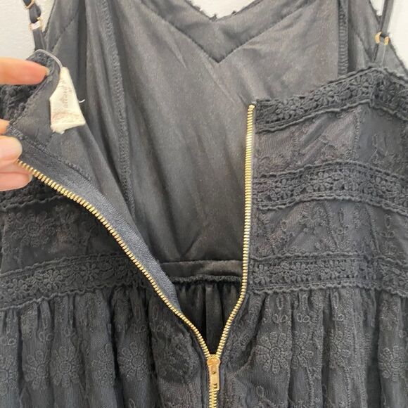 NWT Altar’d State Black Lace Midi Dress - Picture 7 of 10